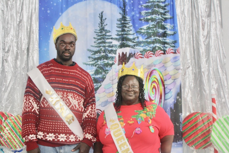 King & Queen of Ugly Sweater Contest